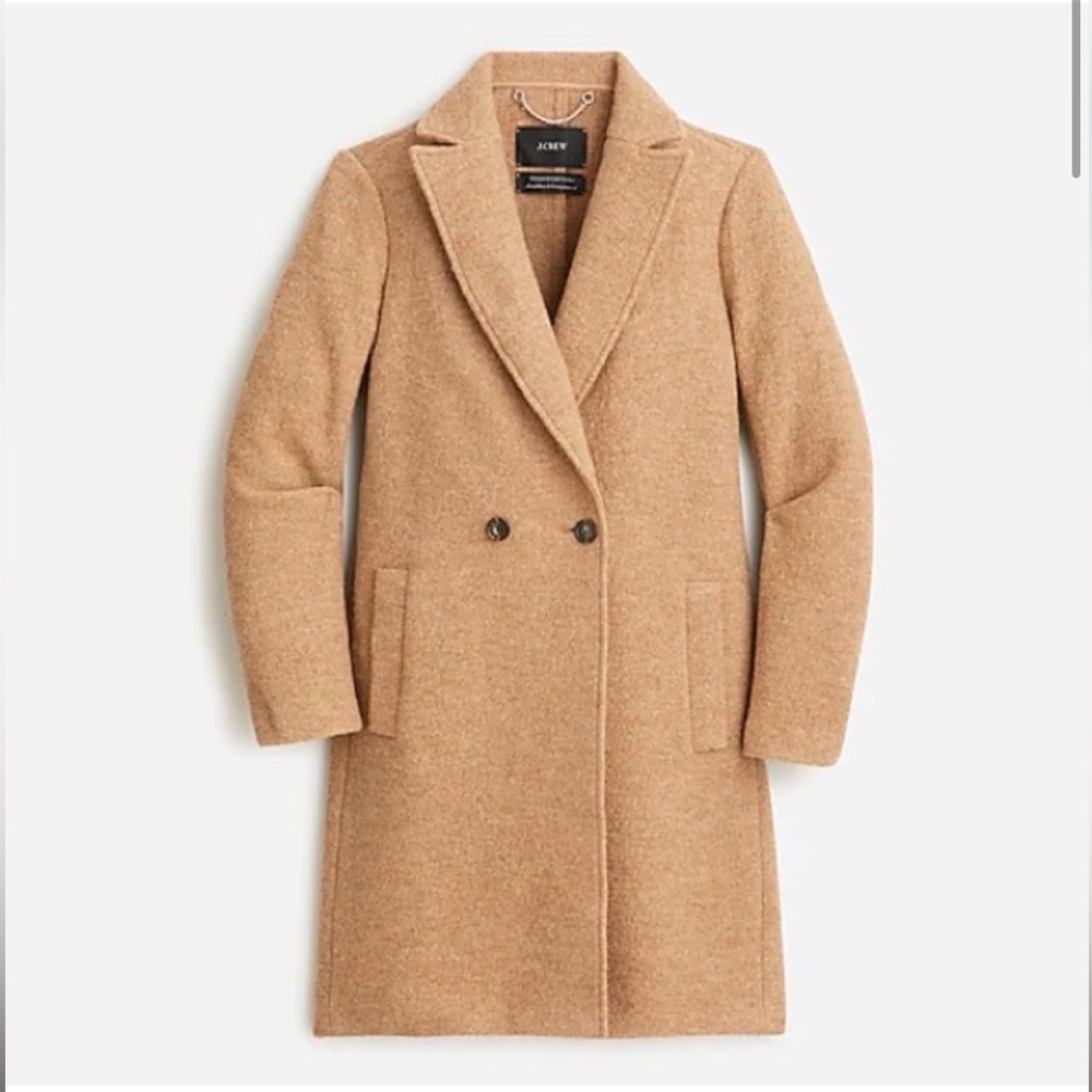 J. Crew Daphne Topcoat Italian Wool Peacoat